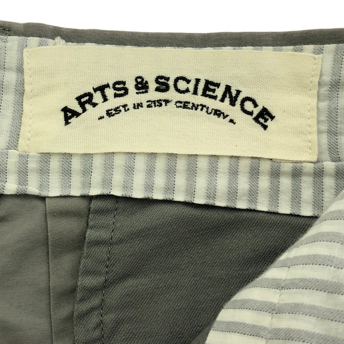 ARTS&SCIENCE / アーツアンドサイエンス | コットン テーパード スラックス | 1 | グレー | レディース