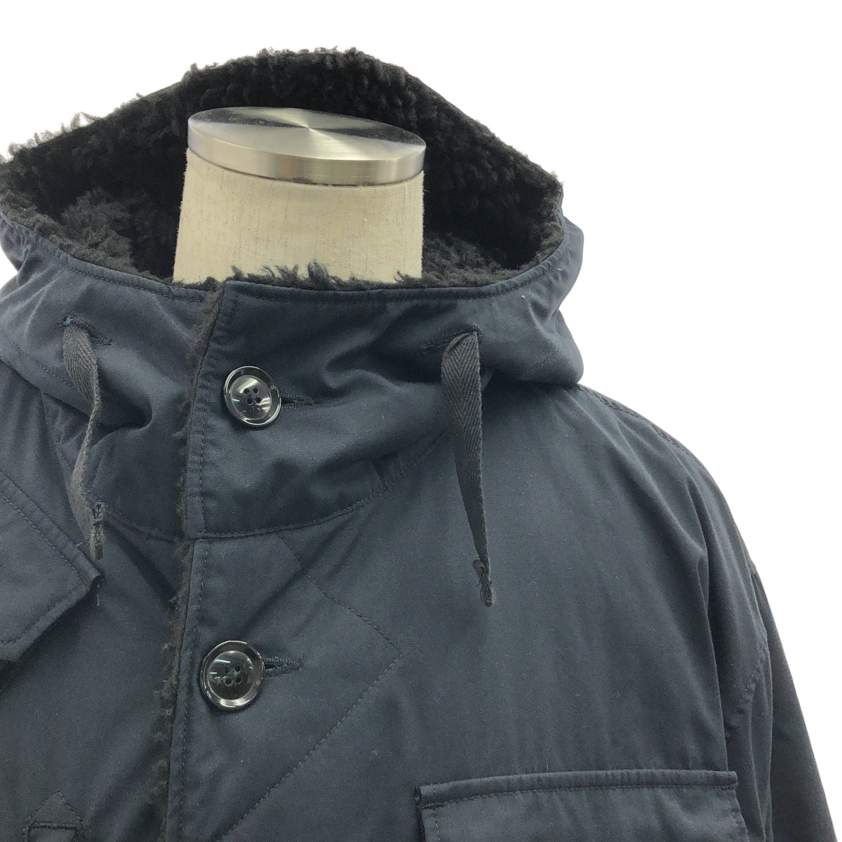 Engineered Garments / エンジニアドガーメンツ | Field Parka / フィールド オーバー コート フーディ / ボア総裏地 | M | メンズ
