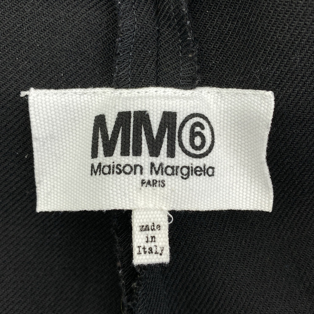 MM6 Maison Margiela / 엠엠 식스 메종 마르제라 | 2018AW | 울 사이드 지퍼 롤업 와이드 팬츠 | 42 |