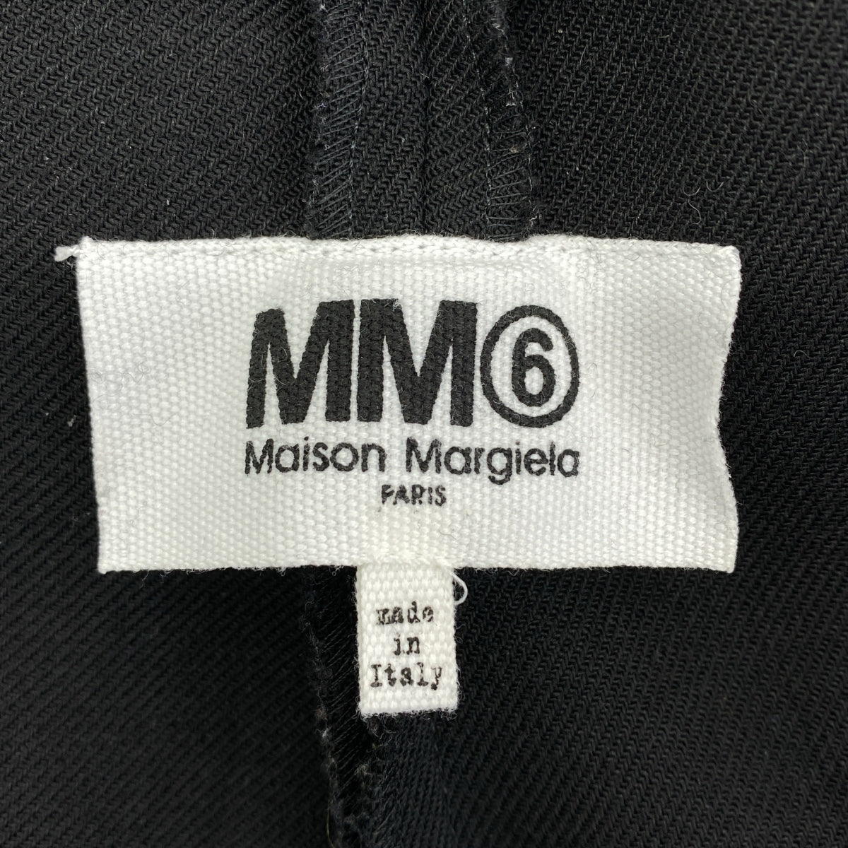 MM6 Maison Margiela / エムエムシックスメゾンマルジェラ | 2018AW | ウール サイドジップ ロールアップ ワイド パンツ | 42 | ブラック | レディース