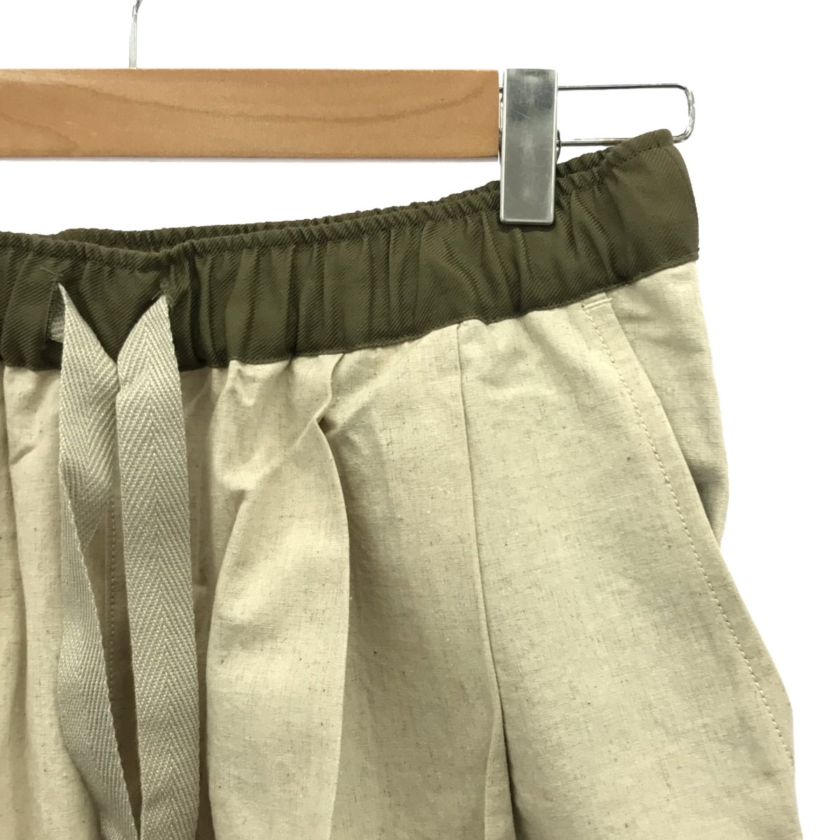 [New] prasthana / Prasthana | 2 tuck baggy shorts / Pants | M | Off-white | Men's