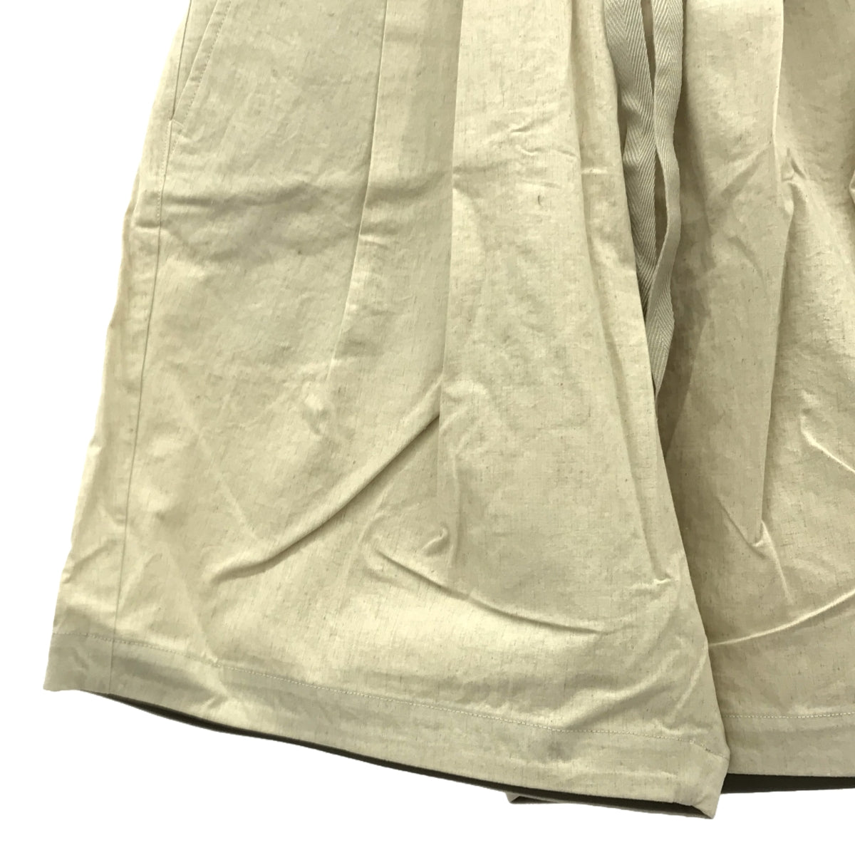 [New] prasthana / Prasthana | 2 tuck baggy shorts / Pants | M | Off-white | Men's