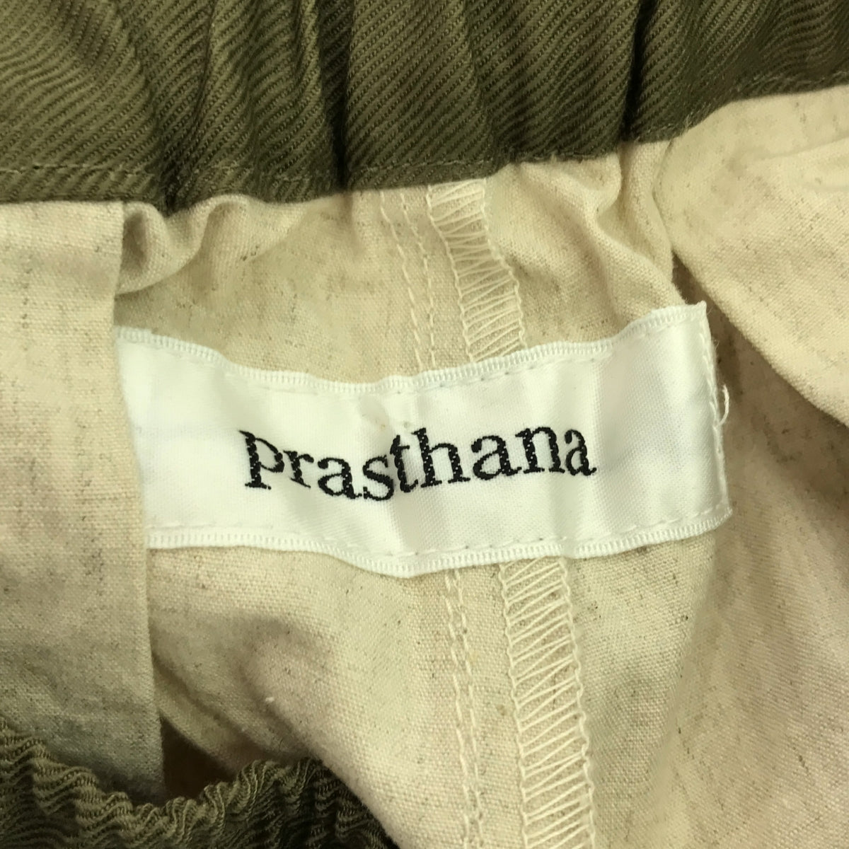 【新品】  prasthana / プラスターナ | 2 tuck baggy shorts / パンツ | M | キナリ | メンズ