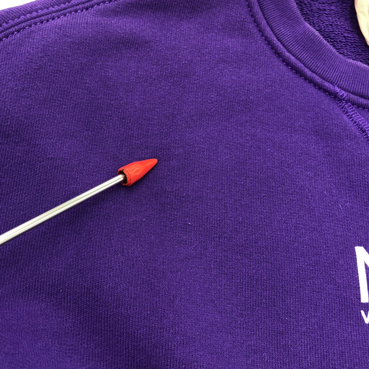 N°21 / ヌメロヴェントゥーノ | logo design short sweat ロゴプリントクロップドスウェット | S | パープル | レディース