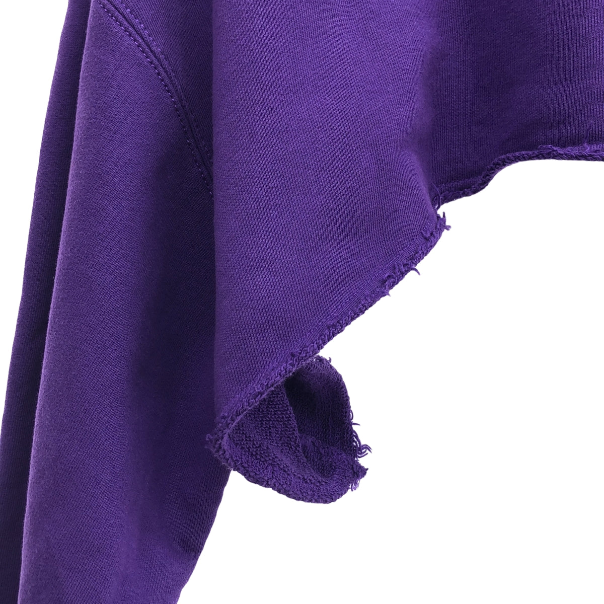 N°21 / ヌメロヴェントゥーノ | logo design short sweat ロゴプリントクロップドスウェット | S | パープル | レディース