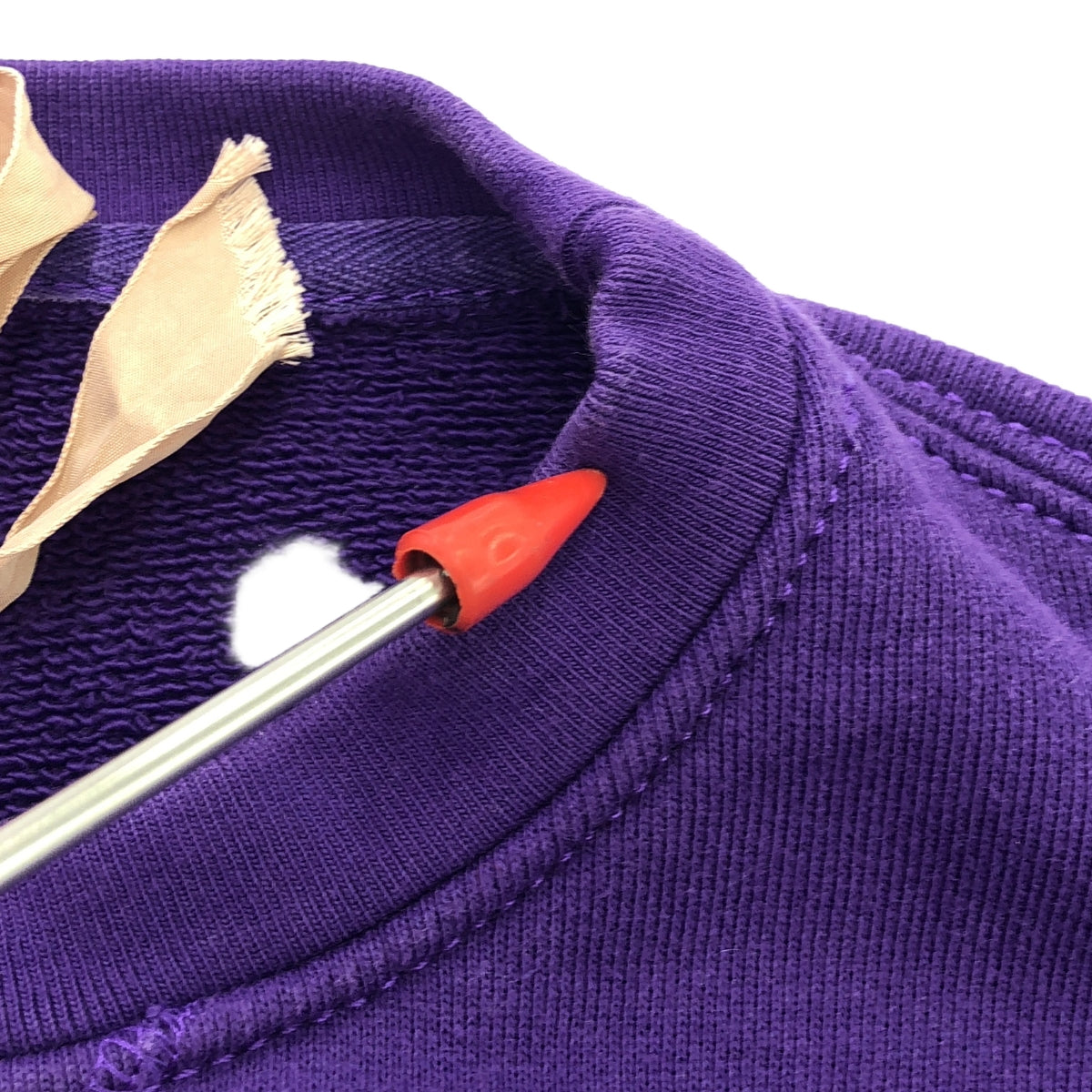 N°21 / ヌメロヴェントゥーノ | logo design short sweat ロゴプリントクロップドスウェット | S | パープル | レディース