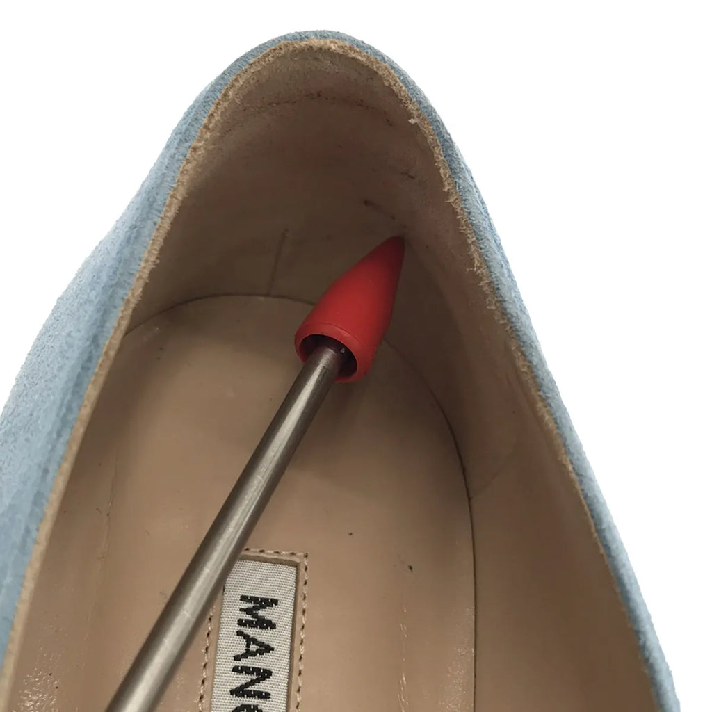 【美品】  MANOLO BLAHNIK / マノロブラニク | フラットパンプス | 35 | ブルー | レディース