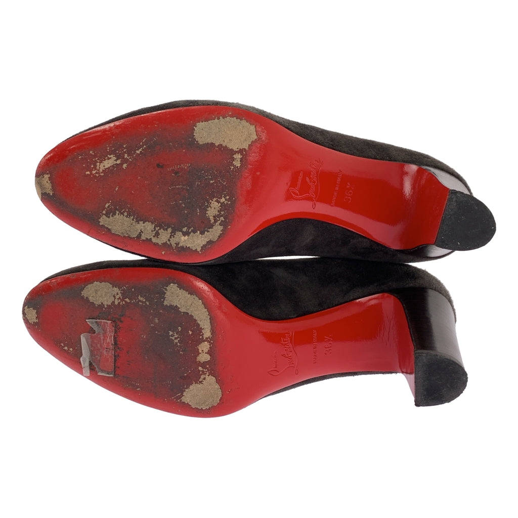 Christian Louboutin / 기독교 루부탄 | MISTICA 스웨이드 힐 펌프스 | 36 1/2 |