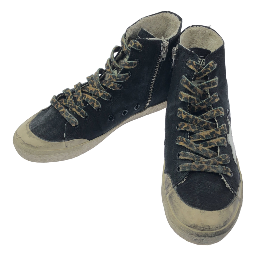 GOLDEN GOOSE | FRANCY 破洞高筒運動鞋 | 尺寸 36 | 女款