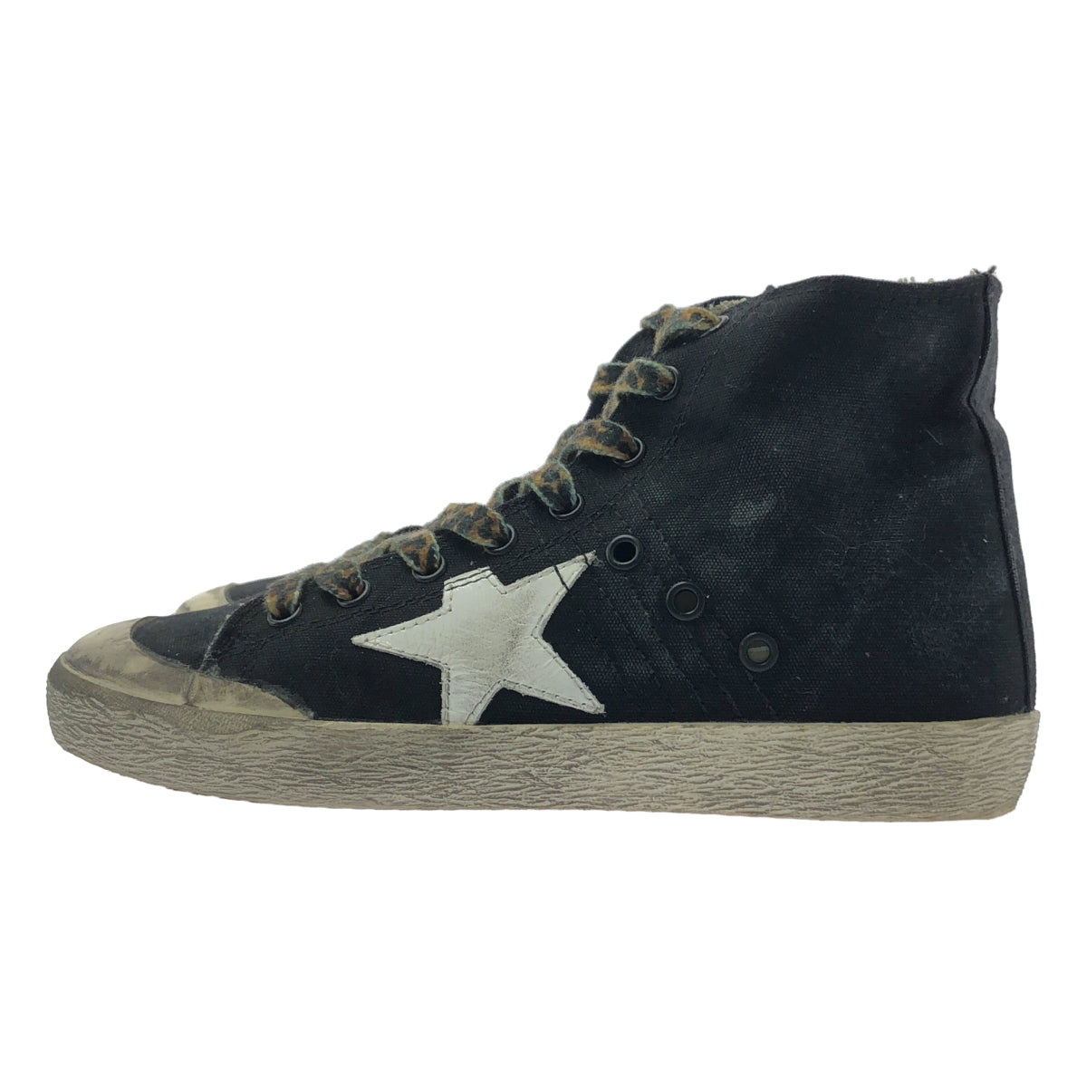 GOLDEN GOOSE | FRANCY 破洞高筒運動鞋 | 尺寸 36 | 女款