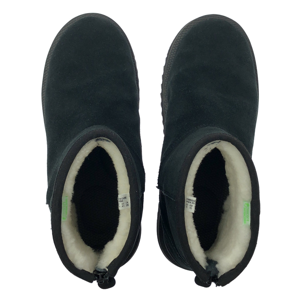 Suicoke / スイコック | SHERPA ジップ ムートンブーツ | 26cm | ブラック | メンズ