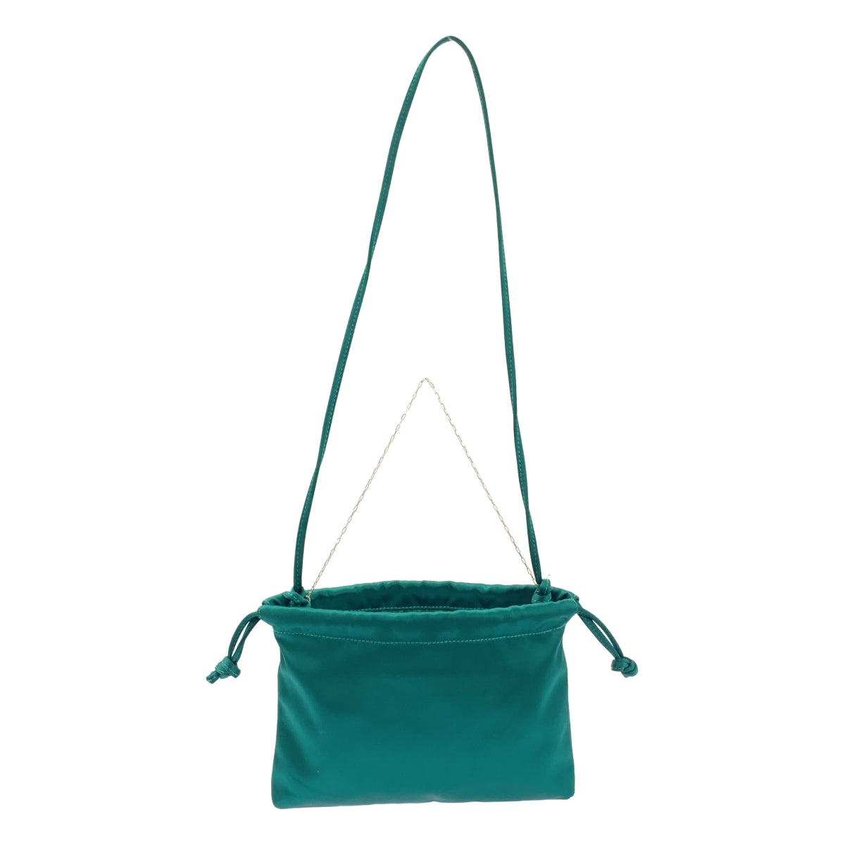 Deuxieme Classe / ドゥーズィエムクラス | CELERI SATIN mini サテン ミニ ショルダーバッグ | グリーン | レディース