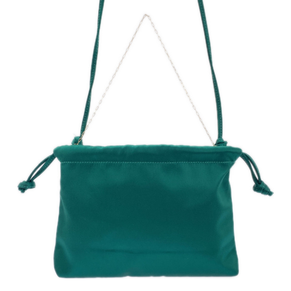 Deuxieme Classe / ドゥーズィエムクラス | CELERI SATIN mini サテン ミニ ショルダーバッグ | グリーン | レディース