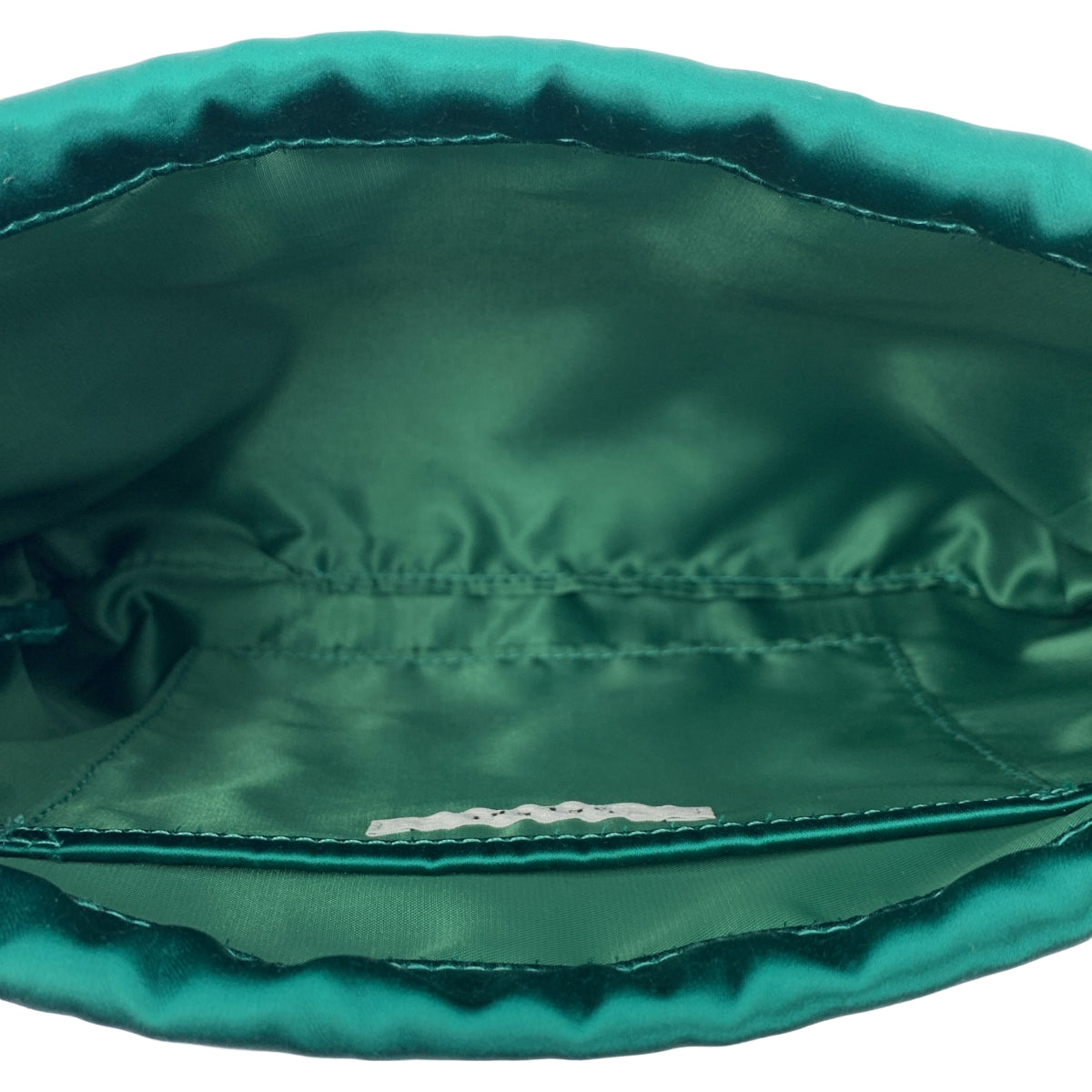Deuxieme Classe / ドゥーズィエムクラス | CELERI SATIN mini サテン ミニ ショルダーバッグ | グリーン | レディース