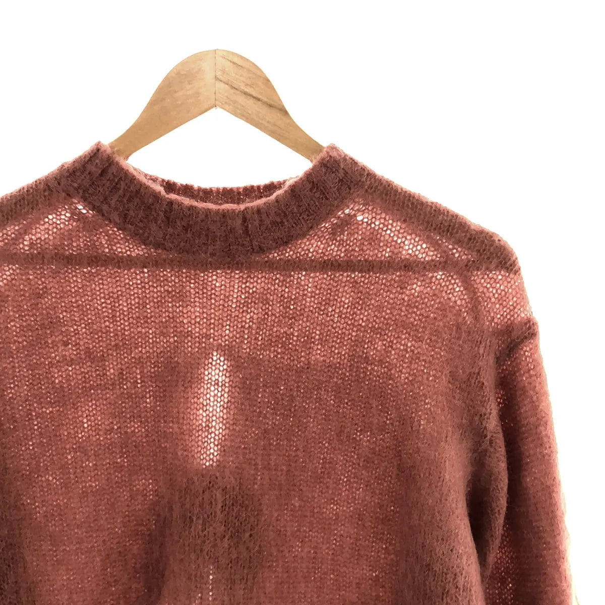 【美品】  Heriter / エリテ | 2022AW | Mohair pullover ニット | 38 | ピンク | レディース