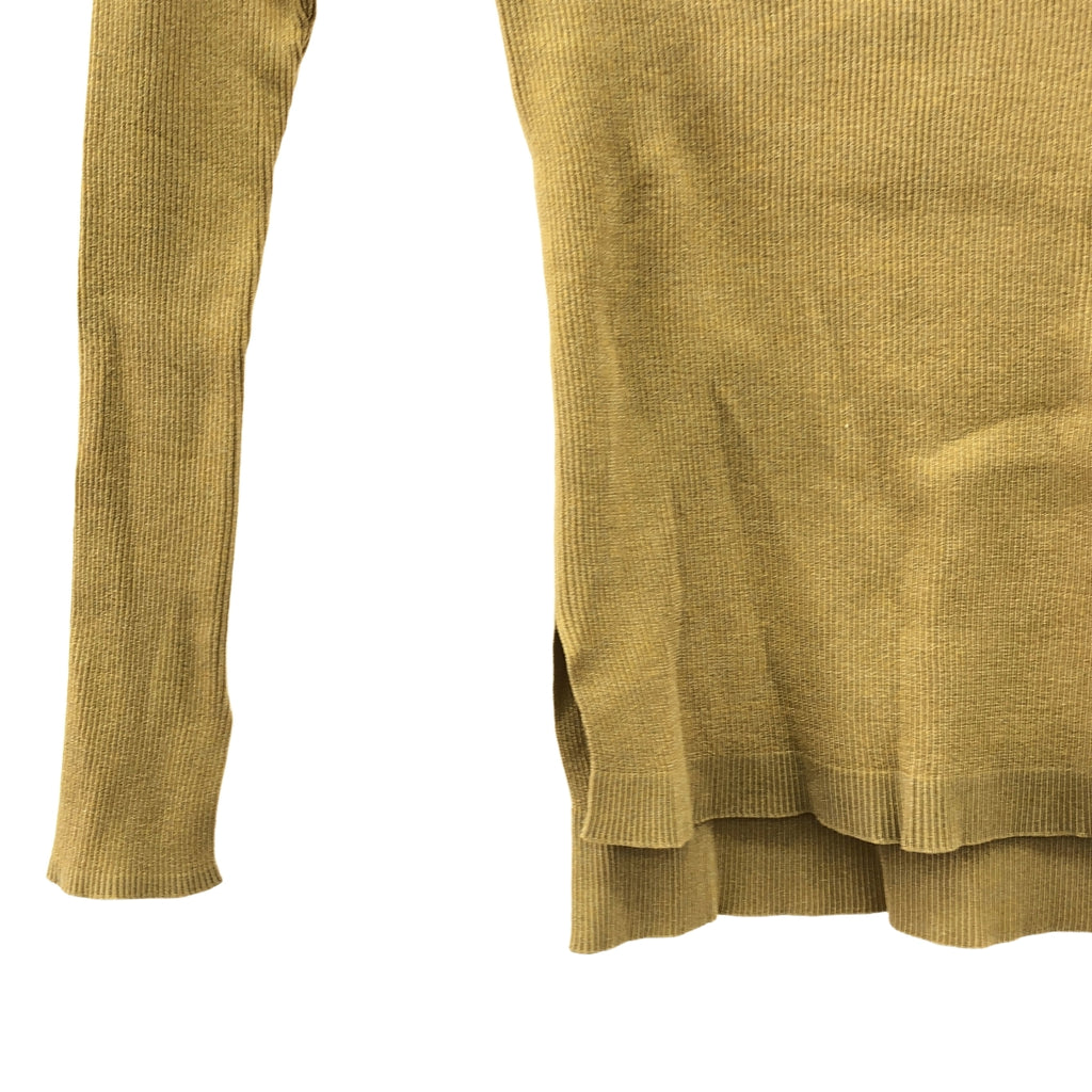 【美品】  AURALEE / オーラリー | 2023AW | × Ron Herman / RIB BOAT NECK L/S TEE カットソー | 0 | ベージュ | レディース