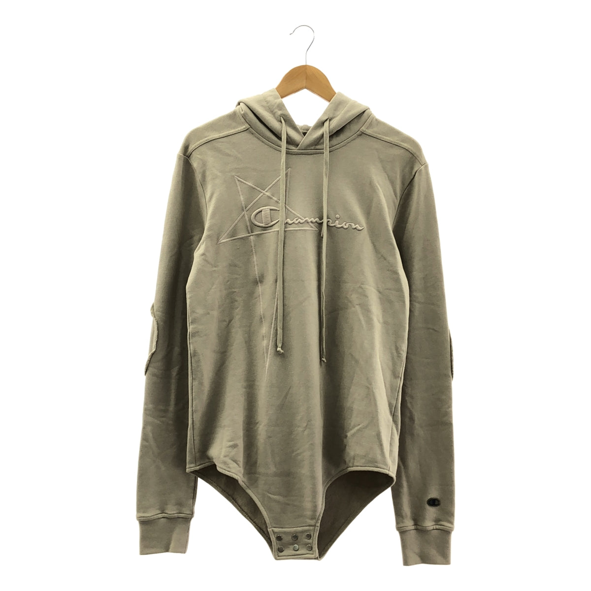 Rick Owens / リックオウエンス | Champion Logo Popover Hoody ロゴ プルオーバー フーディー | S | ベージュ | レディース