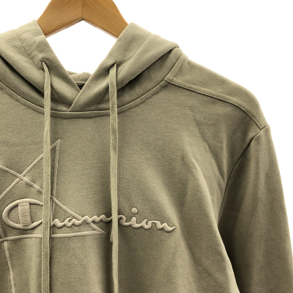 Rick Owens / リックオウエンス | Champion Logo Popover Hoody ロゴ プルオーバー フーディー | S | ベージュ | レディース