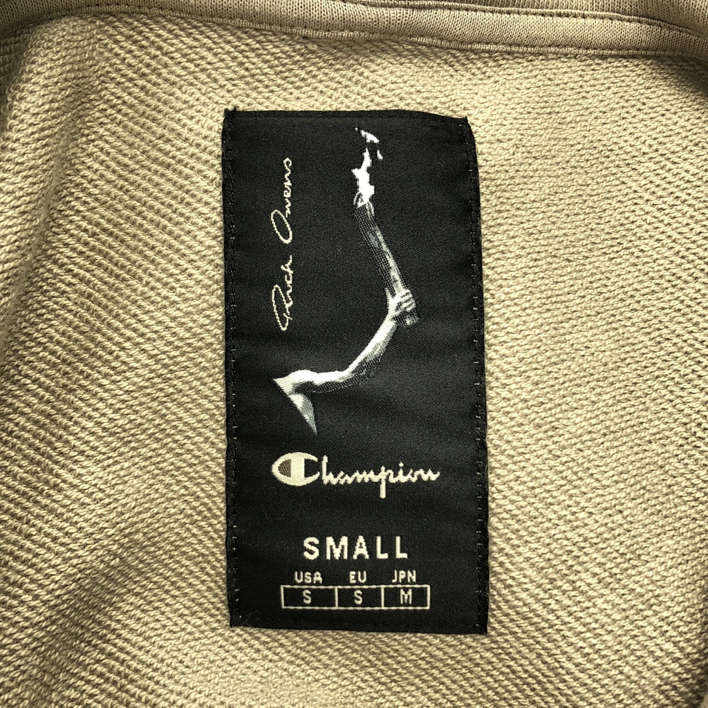Rick Owens / リックオウエンス | Champion Logo Popover Hoody ロゴ プルオーバー フーディー | S | ベージュ | レディース