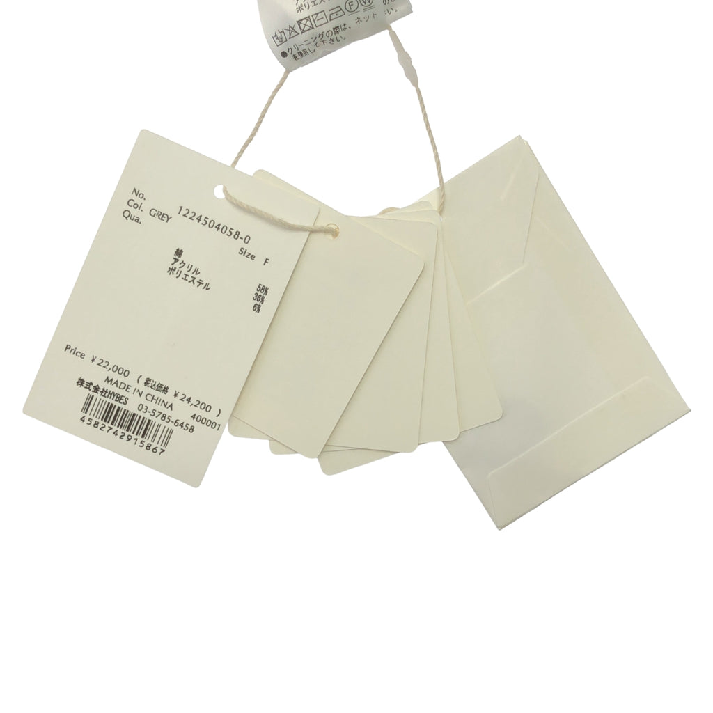 [狀況極佳] ETRO | 高領緊密針織開襟衫 | F碼 | 灰色 | 女款