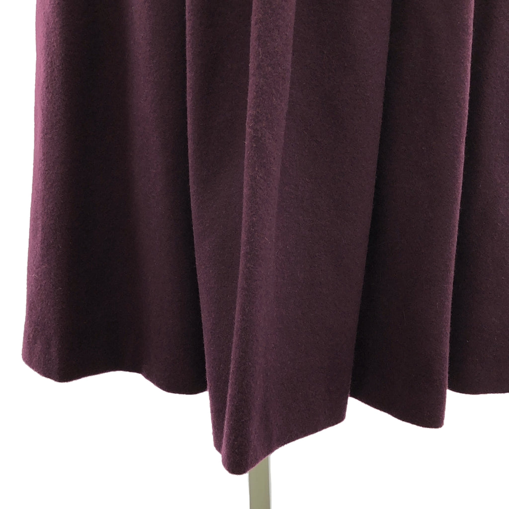 COMME des GARCONS COMME des GARCONS / Comme des | 2021秋冬 |麥爾登羊毛褶皺寬長裙 | S |紫色 |女性的