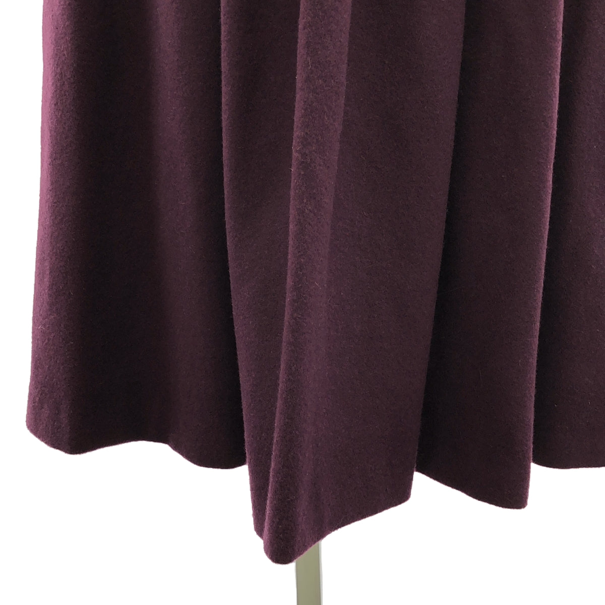 COMME des GARCONS COMME des GARCONS / Comme des | 2021秋冬 |麥爾登羊毛褶皺寬長裙 | S |紫色 |女性的