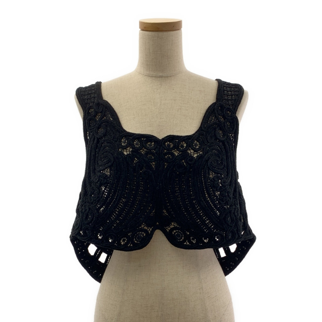 Mame Kurogouchi / マメクロゴウチ | 2022AW | Cord Embroidery Vest エンブロイダリー ベスト | 3 | レディース