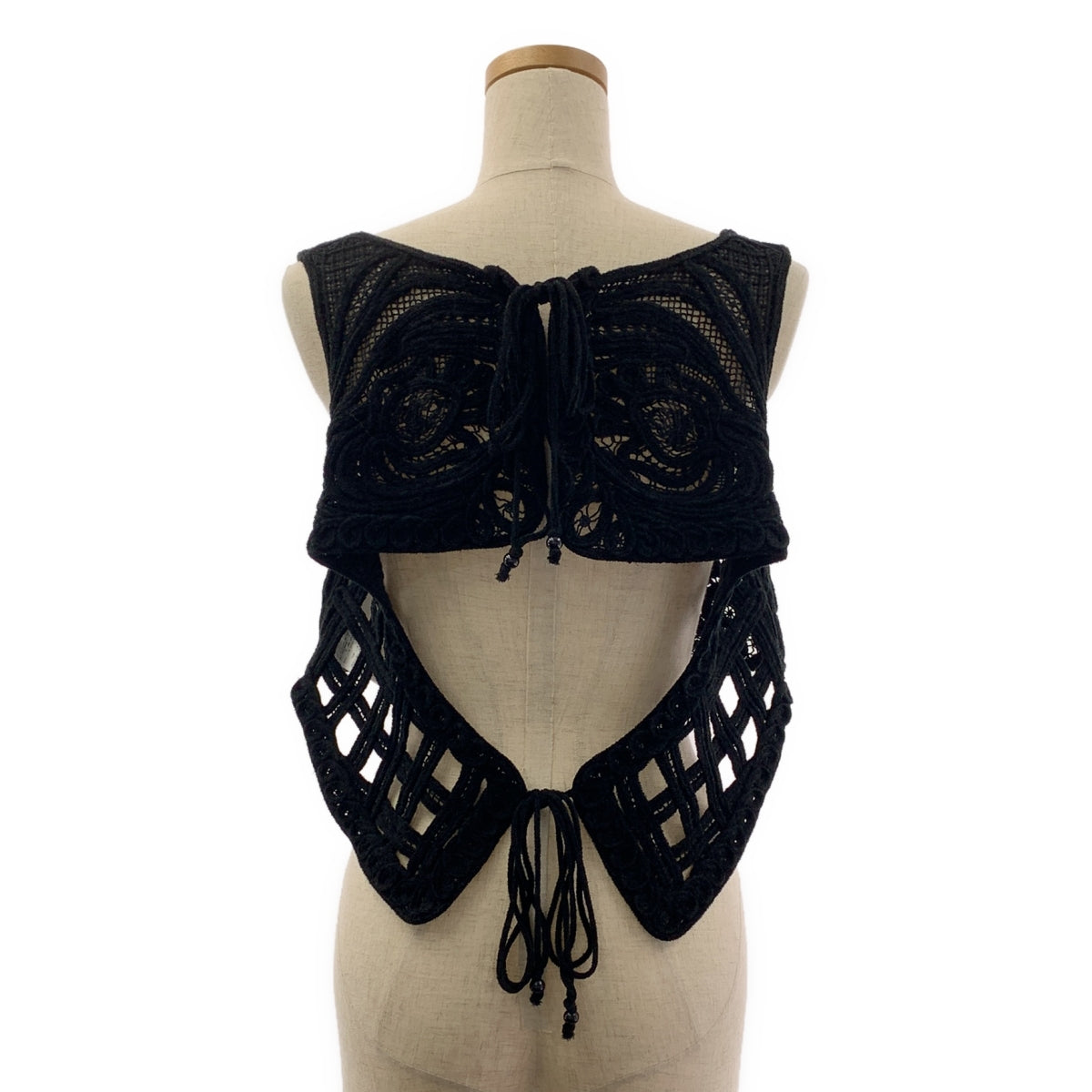 Mame Kurogouchi / 마메쿠로고우치 | 2022AW | Cord Embroidery Vest 엠브로이드 베스트 | 3 | 여성