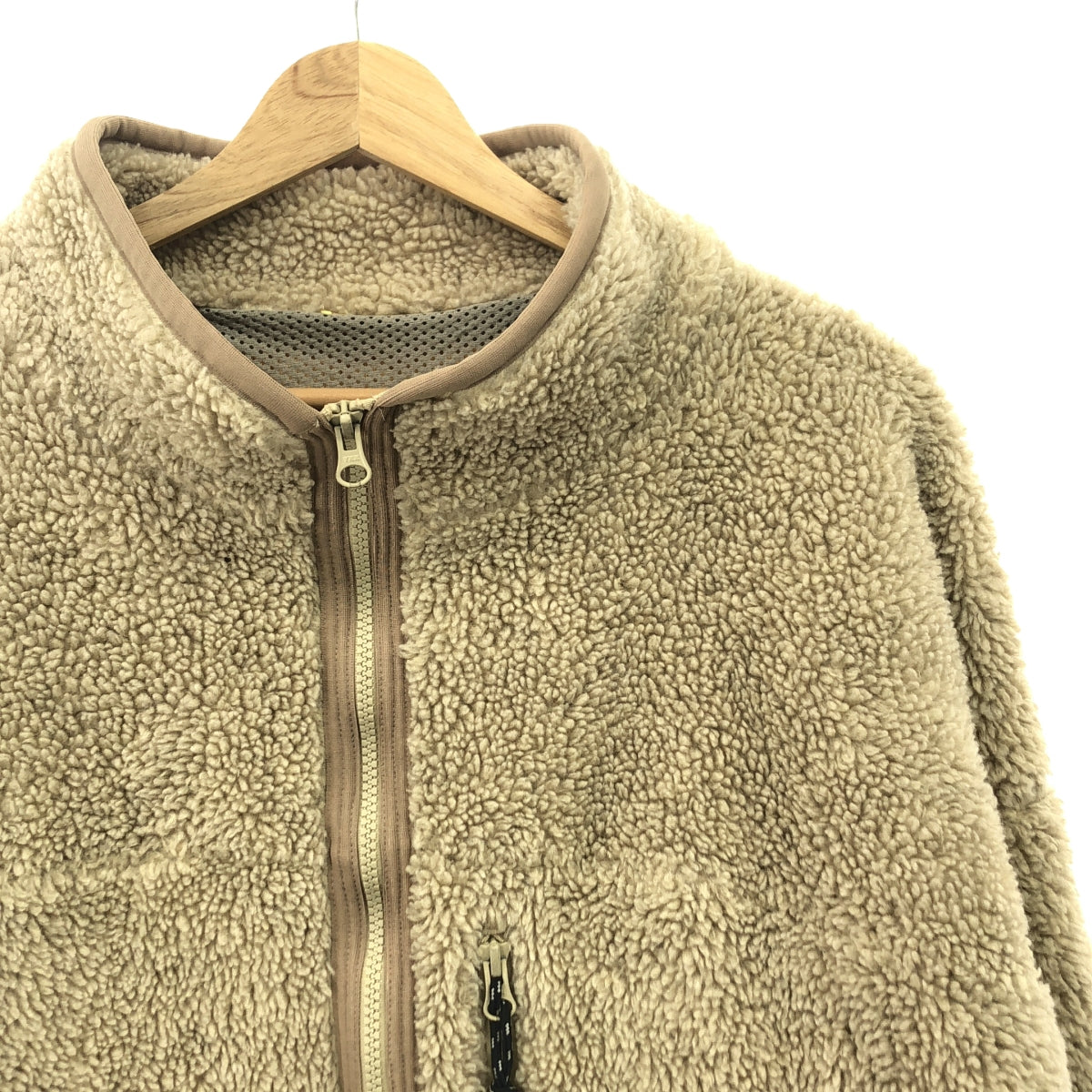 Deuxieme Classe / Deuxieme Classe | Full Zip Boa Fleece Jacket Blouson | F | Beige | Women's