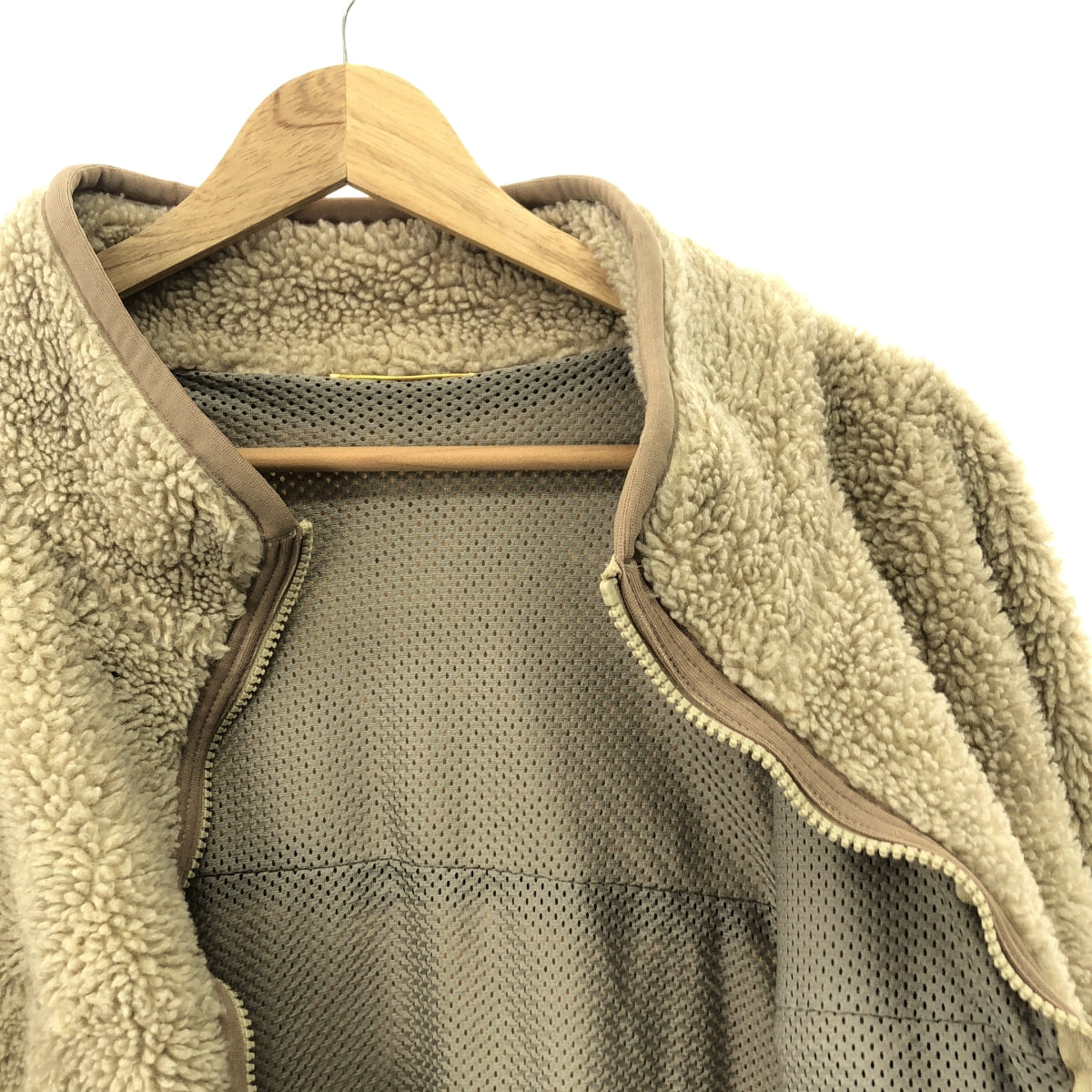 Deuxieme Classe / Deuxieme Classe | Full Zip Boa Fleece Jacket Blouson | F | Beige | Women's