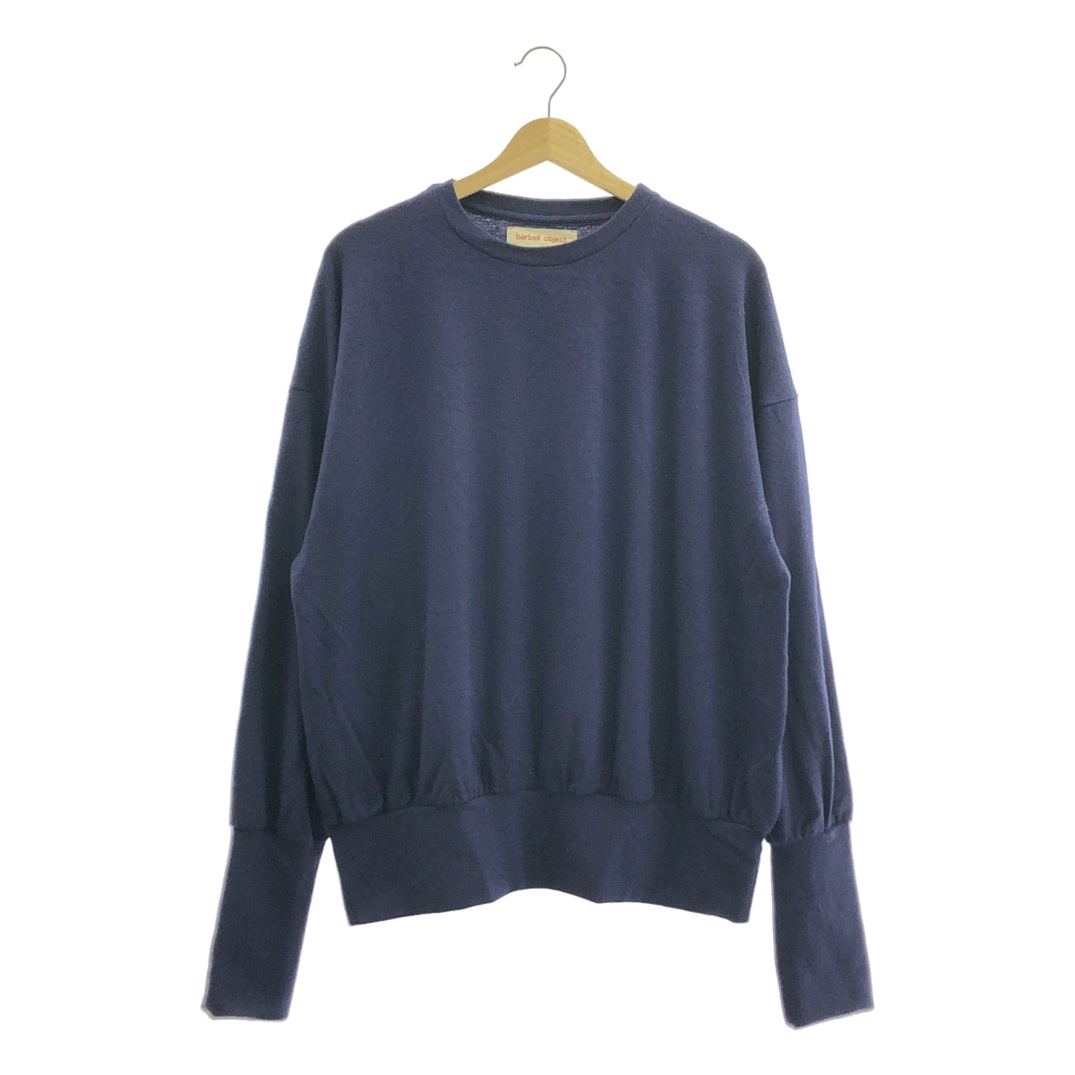 barbell object / バーベル オブジェクト | WOOL LS TOP | F | ネイビー | メンズ