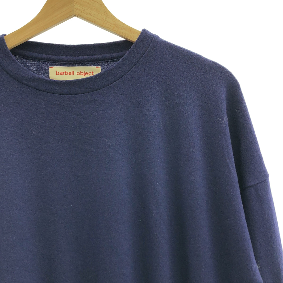 barbell object / バーベル オブジェクト | WOOL LS TOP | F