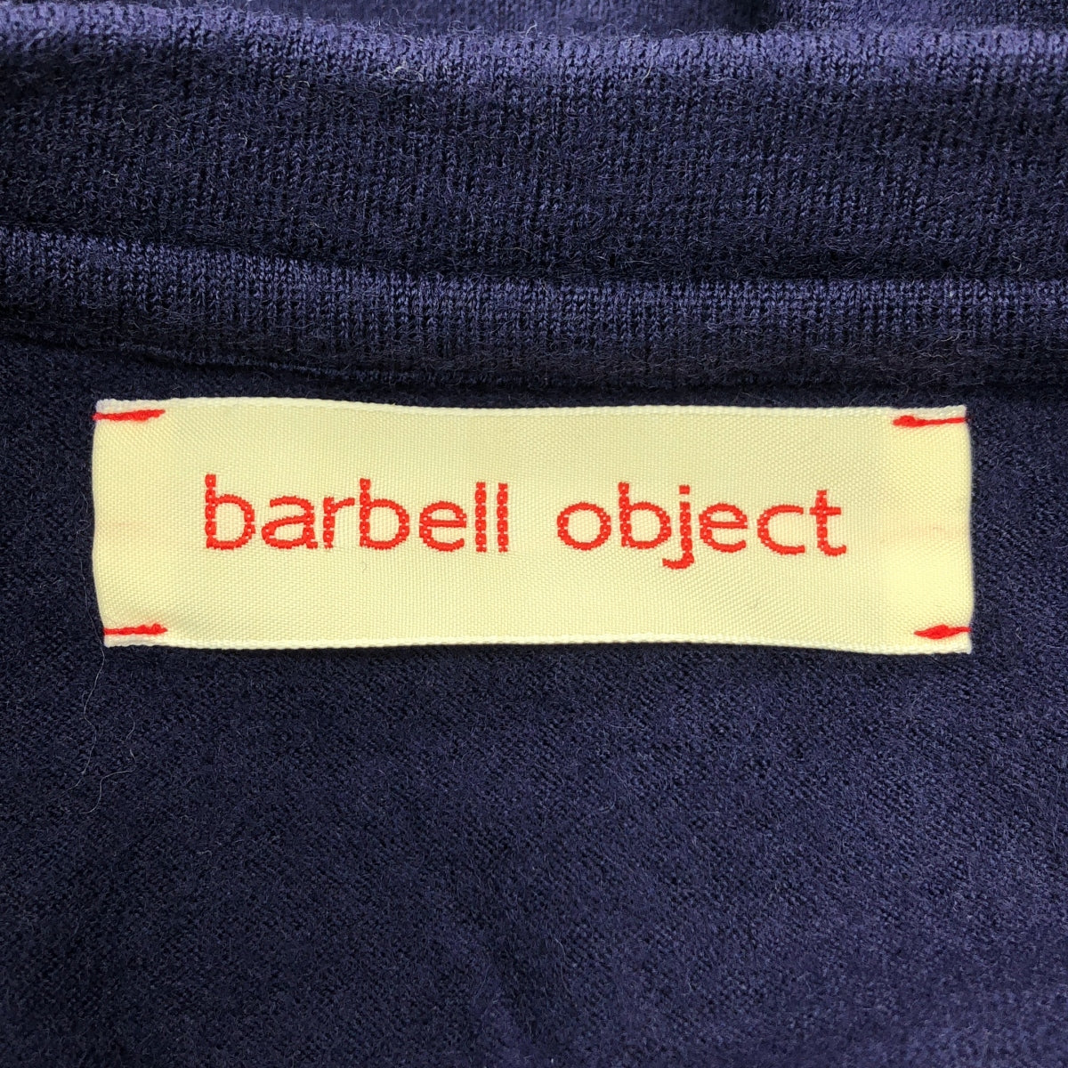 barbell object / バーベル オブジェクト | WOOL LS TOP | F