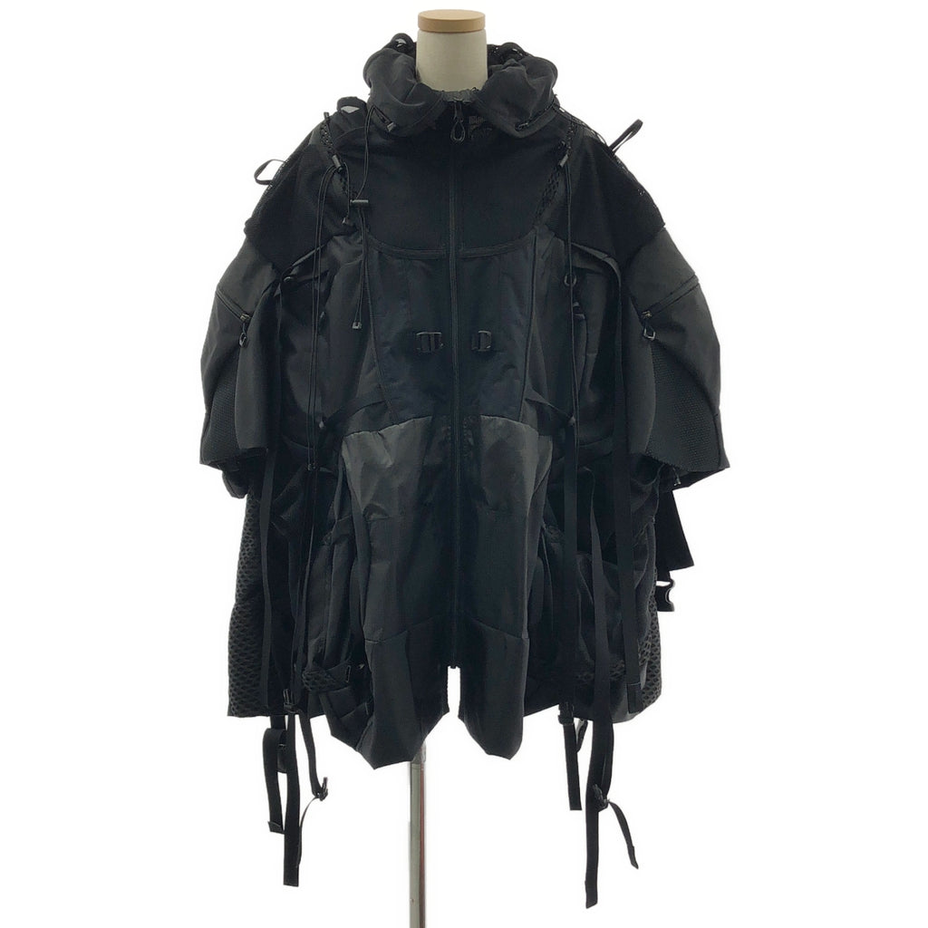 JUNYA WATANABE COMME des GARCONS / 준야 와타나베 | 2023AW | 나일론 메쉬 패널 오버 실루엣 재킷 | XS |