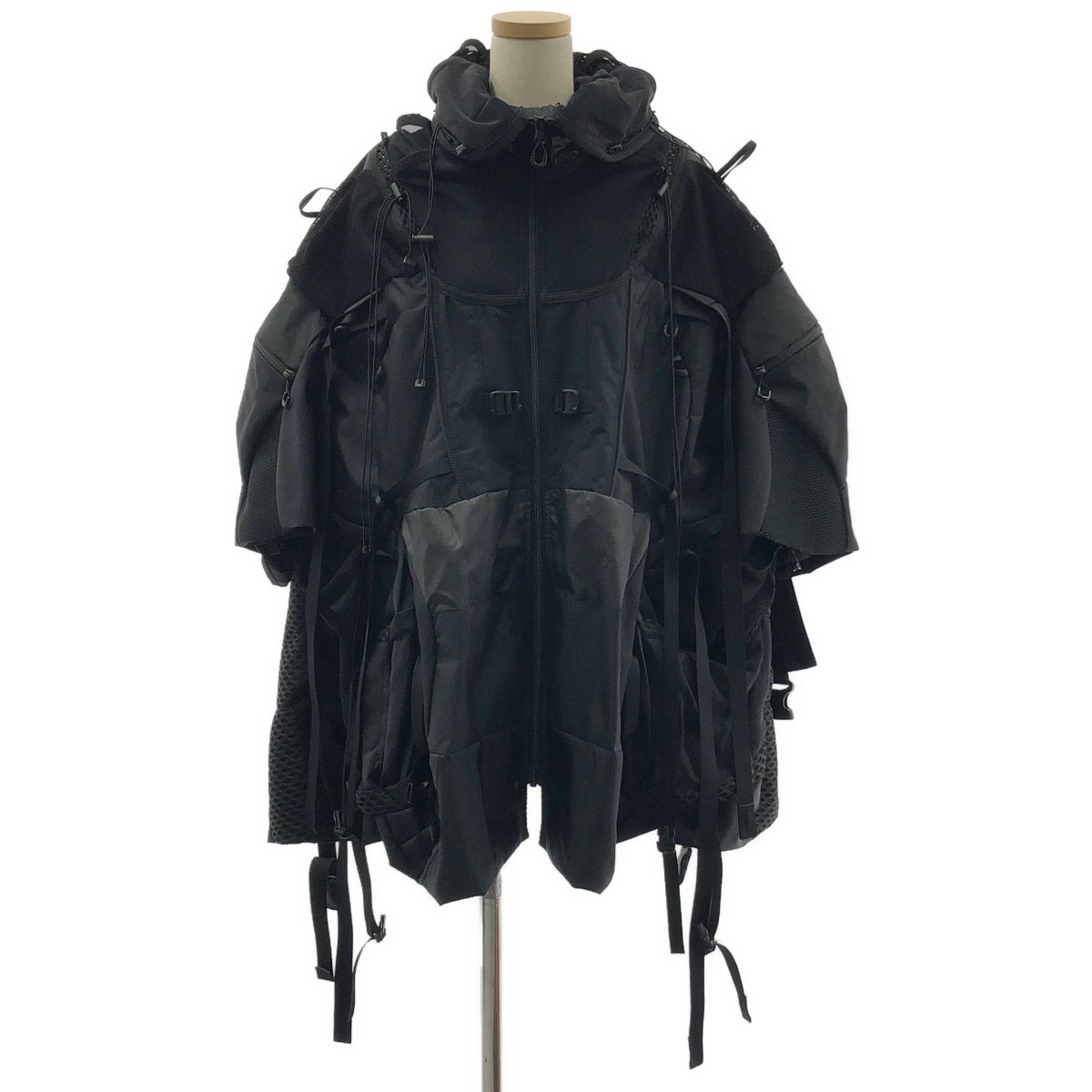JUNYA WATANABE COMME des GARÇONS / 渡邊淳也 | 2023 秋冬 |尼龍網布拼接大輪廓外套 | XS |