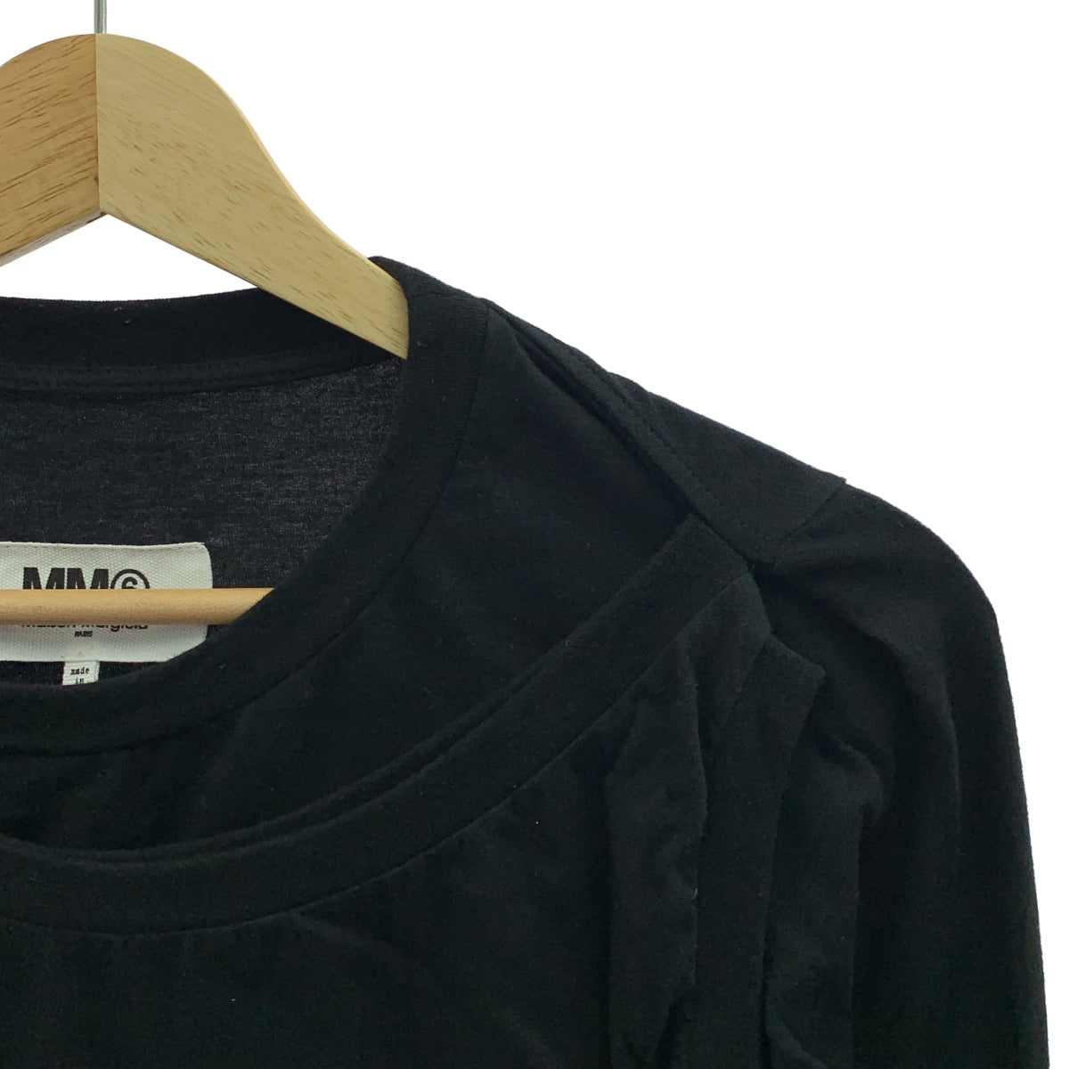 MM6 Maison Margiela / 엠엠 식스 메종 마르제라 | 2019AW | 코튼 레이어드 롱 슬리브 컷소우 | XS |