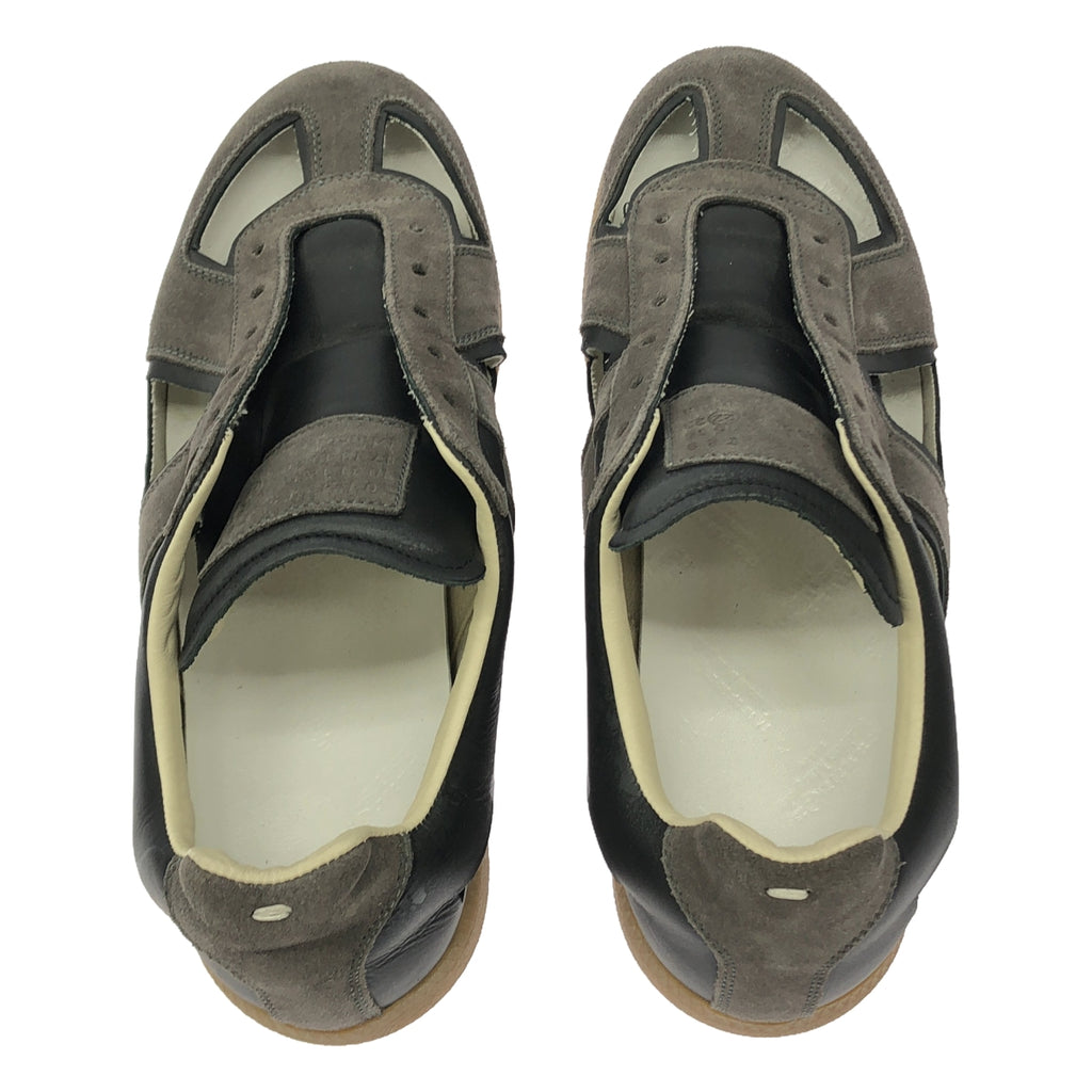 Maison Margiela / メゾンマルジェラ | GERMAN TRAINER / レザー ジャーマントレーナー シューズ | 42 | ブラック | メンズ