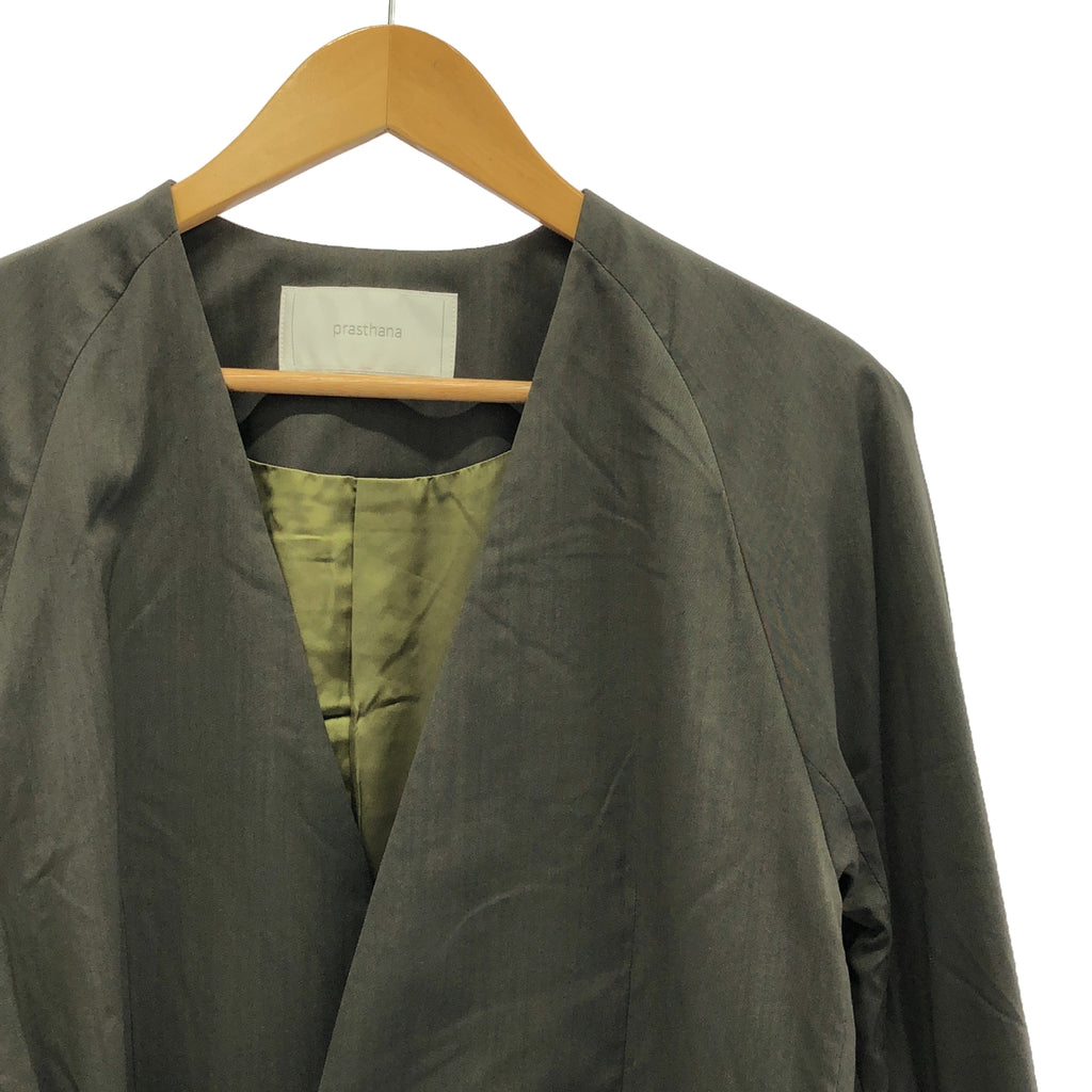 【신품】 prasthana / 프라스타나 | Wool / solotex equalizing jacket / 재킷 | M | 올리브 | 남성
