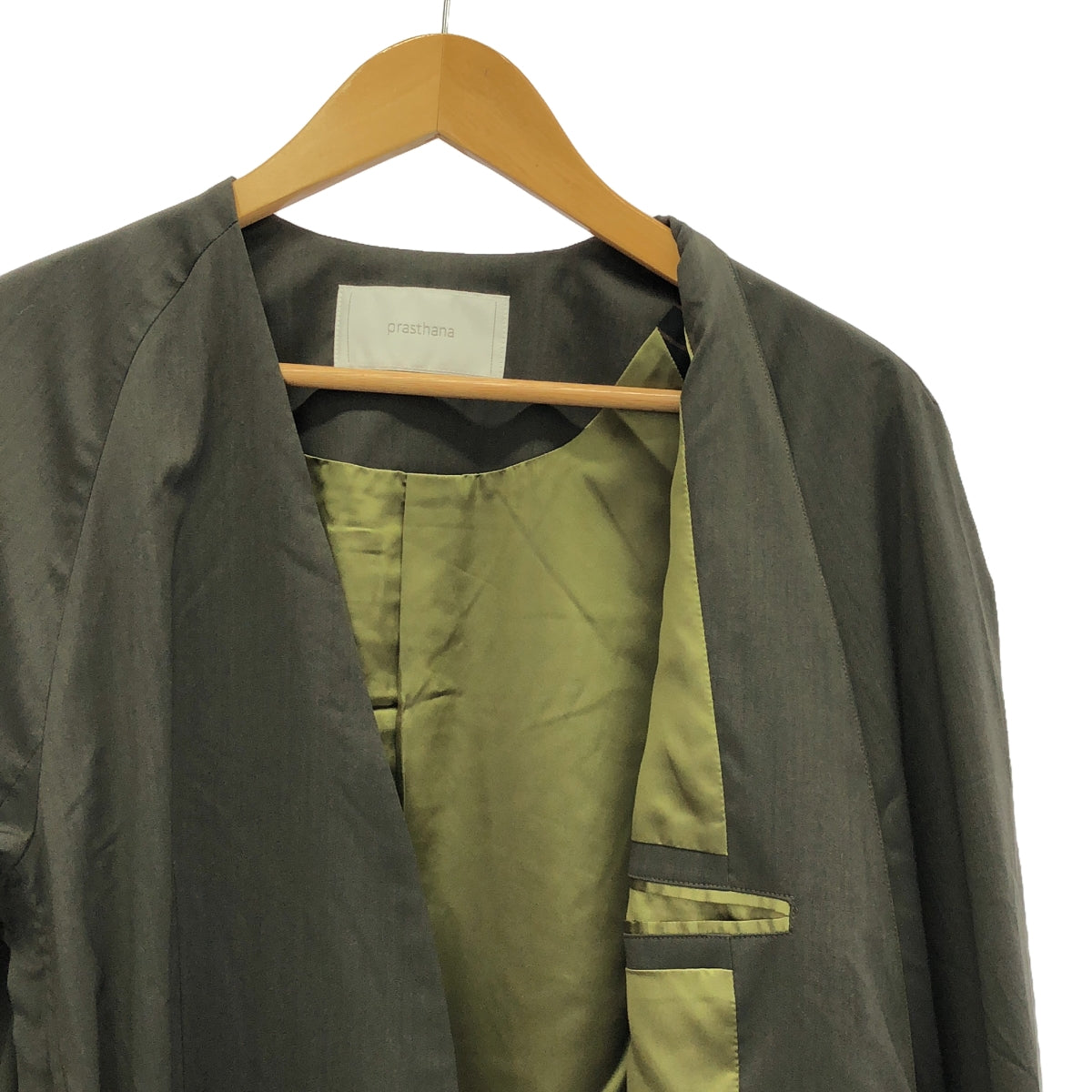 [New] prasthana / Prasthana | Wool/solotex equalizing jacket / Jacket | M | Olive | Men's