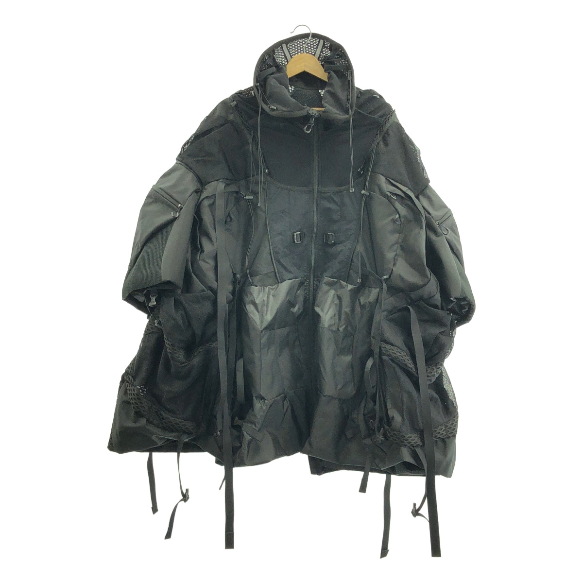 JUNYA WATANABE | 2023 秋冬 | 尼龍網布拼接派克大衣 | M碼 | 女款