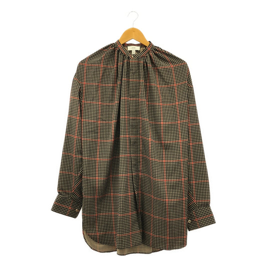 HYKE | 2021AW | PLAID GATHERED BLOUSE | 1 | Women's