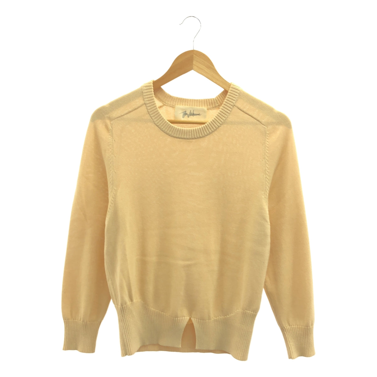 JUN MIKAMI / ジュンミカミ | コットン ナイロン スリット ニット |