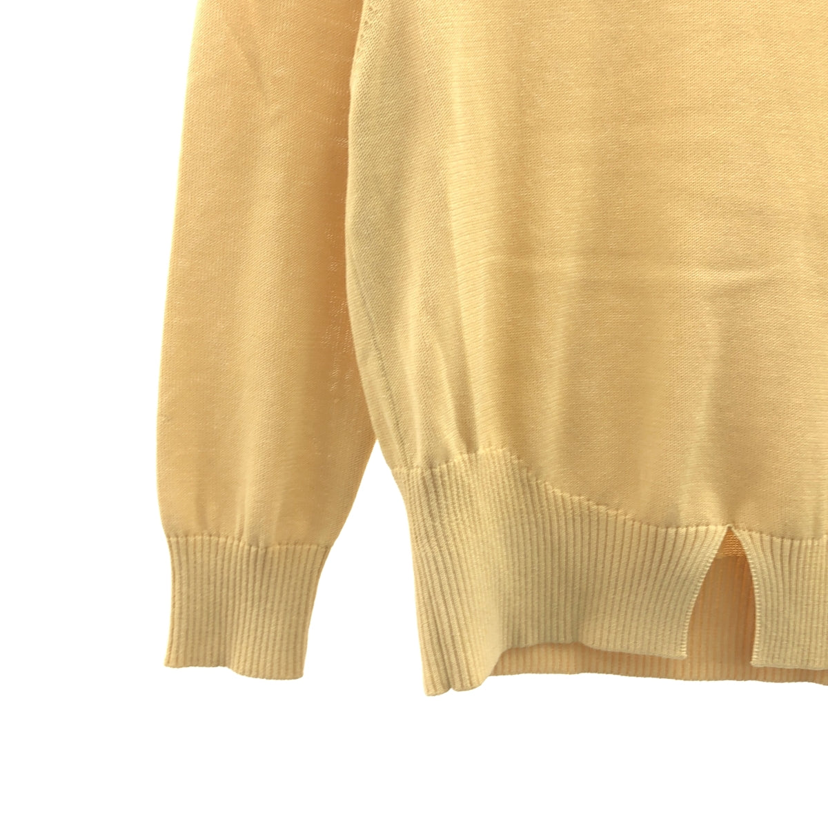 JUN MIKAMI / ジュンミカミ | コットン ナイロン スリット ニット |