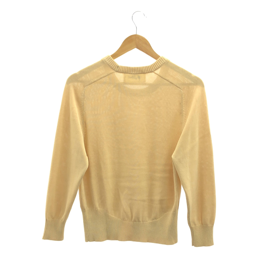 JUN MIKAMI / ジュンミカミ | コットン ナイロン スリット ニット |