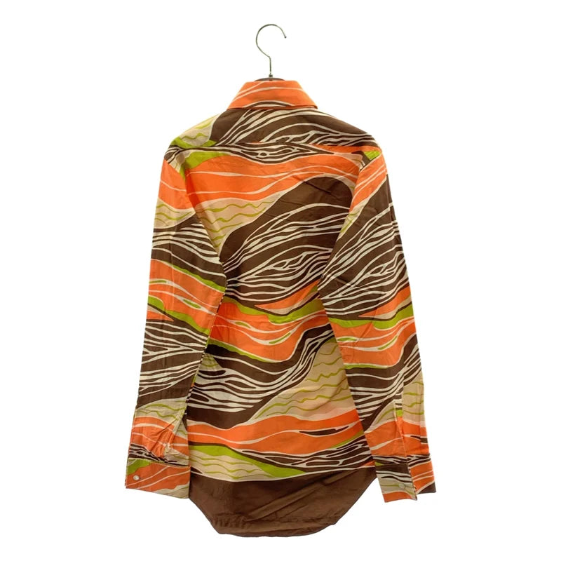 JUNYAWATANABE COMMEdesGARCONS MAN / ジュンヤワタナベマン | 2004AW | コットン 総柄プリント ダブルカフス シャツ | M | マルチカラー | メンズ