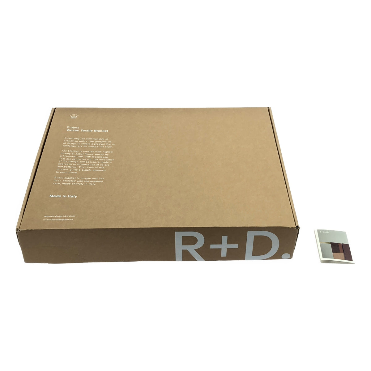 【新品】  R+D. LAB  / アールアンドディーラボ | Cialda CM/07 /Project Woven Textile Blanket / カシミヤ ブレンド ウール ブランケット  膝掛け | グレー | レディース