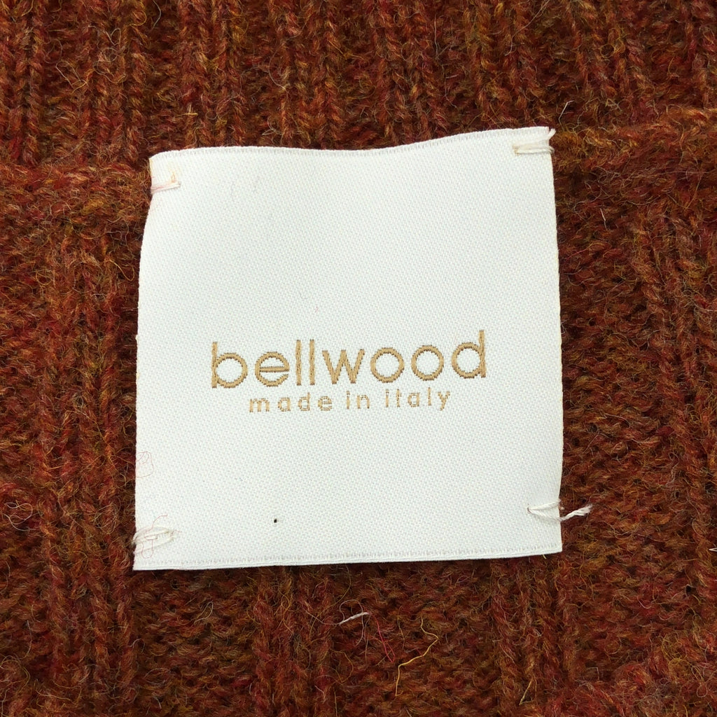 None / | bellwood / ベルウッド クルーネック ケーブル ニット セーター | ブラウン | メンズ