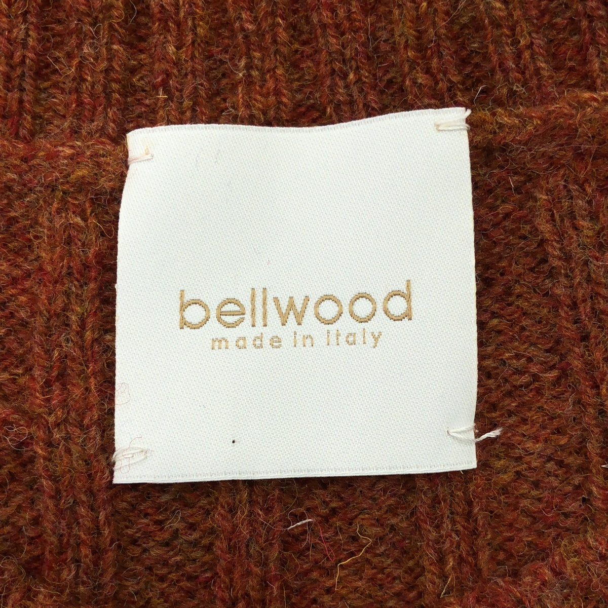 None / | bellwood / ベルウッド クルーネック ケーブル ニット セーター | ブラウン | メンズ