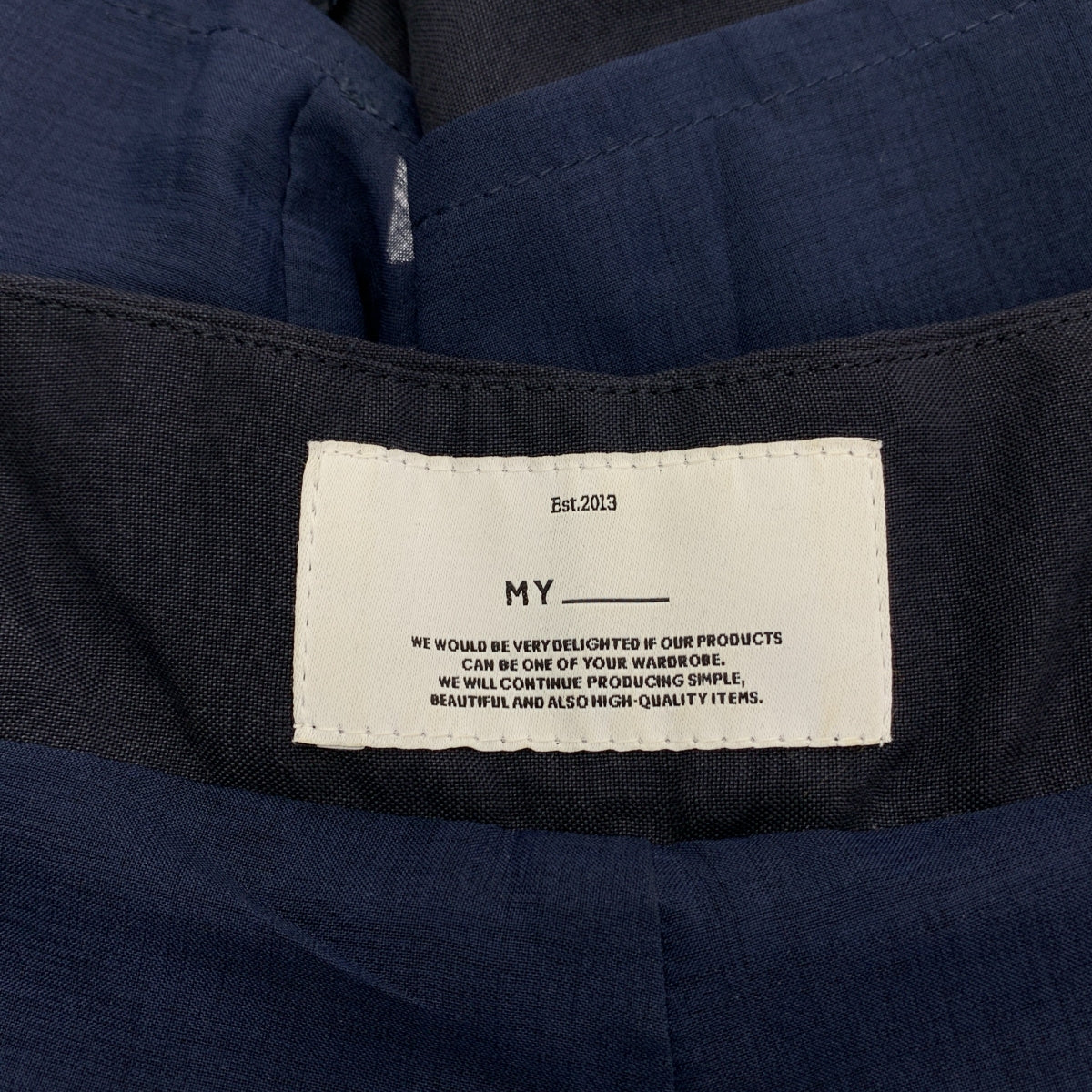 MY___ / マイ | リヨセル サイドジップ タック ワイド スラックス パンツ / 総裏地 | 0 | レディース