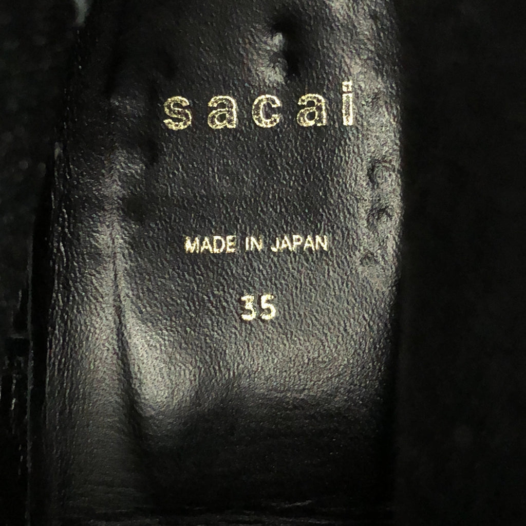 sacai / Sacai | 牛皮切爾西靴 | 35碼 | 女款